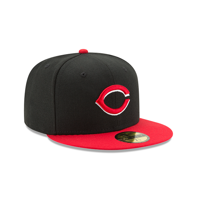 Cincinnati Reds MLB New Era Youth Black/Red 59Fifty Authentic Collection Alternate 2017 Fitted Hat product image 6, provided