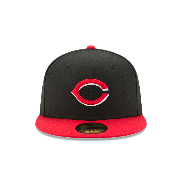 Cincinnati Reds MLB New Era Youth Black/Red 59Fifty Authentic Collection Alternate 2017 Fitted Hat product image 5, provided
