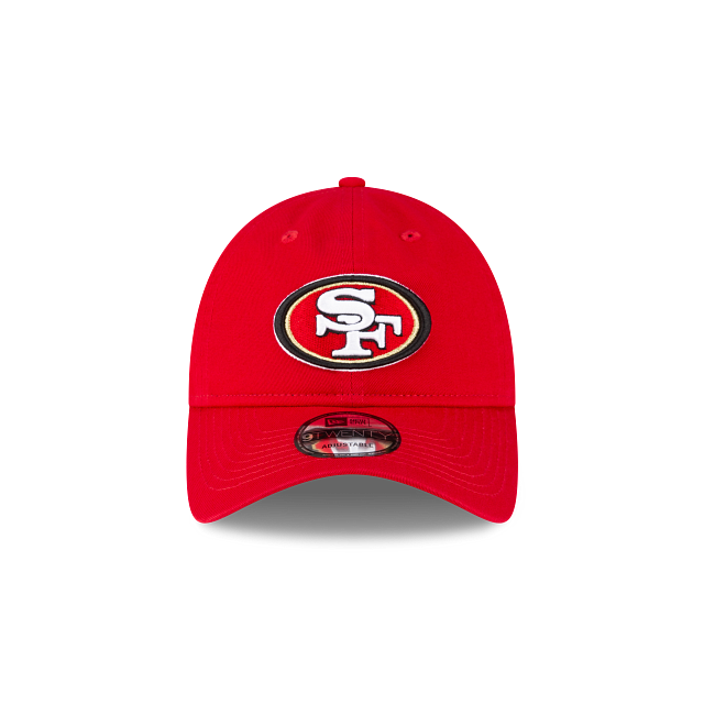 San Francisco 49ers NFL New Era Men Scarlet Red 9Twenty Core Classic Adjustable Hat product image 7, provided for visual