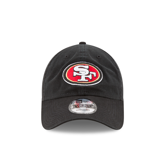 San Francisco 49ers NFL New Era Men Black 9Twenty Core Classic Adjustable Hat product image 5, provided for visual reference