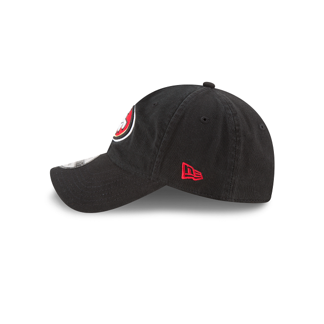 San Francisco 49ers NFL New Era Men Black 9Twenty Core Classic Adjustable Hat product image 4, provided for visual reference