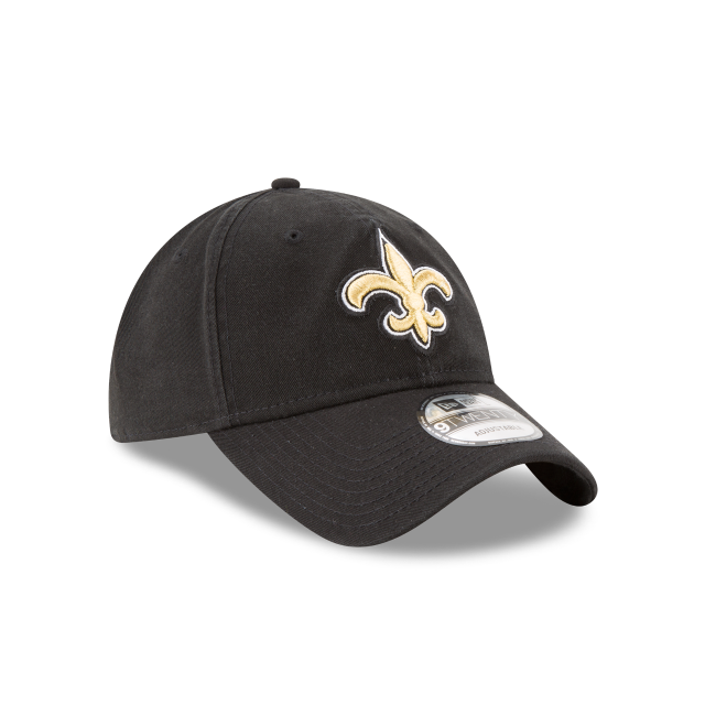 New Orleans Saints NFL New Era Men Black 9Twenty Core Classic Adjustable Hat product image 6, provided for visual reference