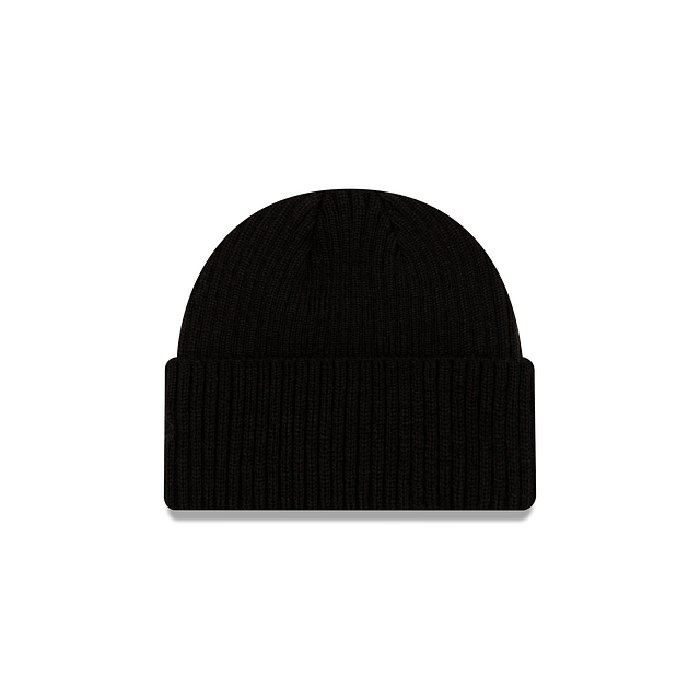 Toronto Raptors NBA New Era Men Black Core Classic Cuff Knit Beanie product image 2, provided for visual reference and