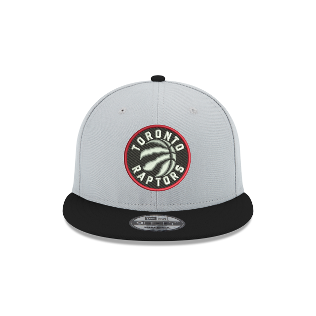 Toronto Raptors NBA New Era Youth Grey/Black 9Fifty Two Tone Snapback product image 3, provided for visual reference and