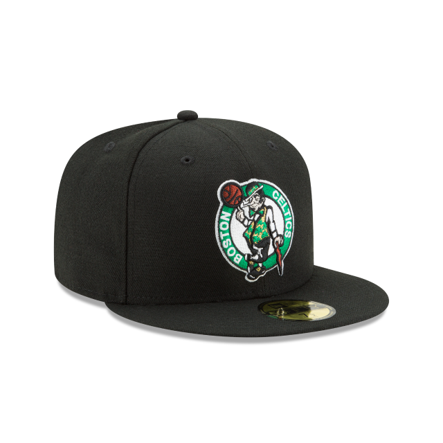 Boston Celtics NBA New Era Men Black 59Fifty Alternate Fitted Hat product image 6, provided for visual reference and product