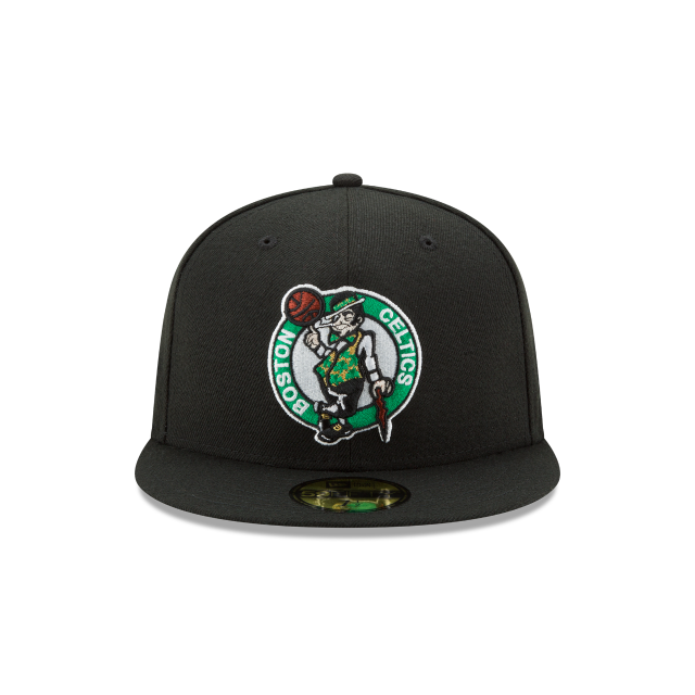 Boston Celtics NBA New Era Men Black 59Fifty Alternate Fitted Hat product image 5, provided for visual reference and product