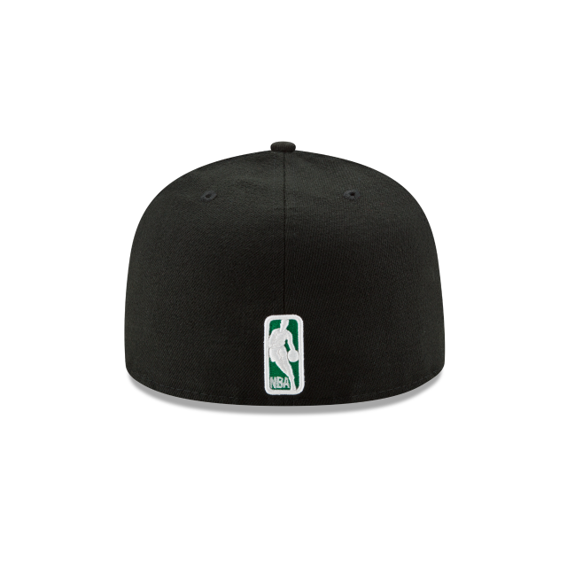 Boston Celtics NBA New Era Men Black 59Fifty Alternate Fitted Hat product image 2, provided for visual reference and product