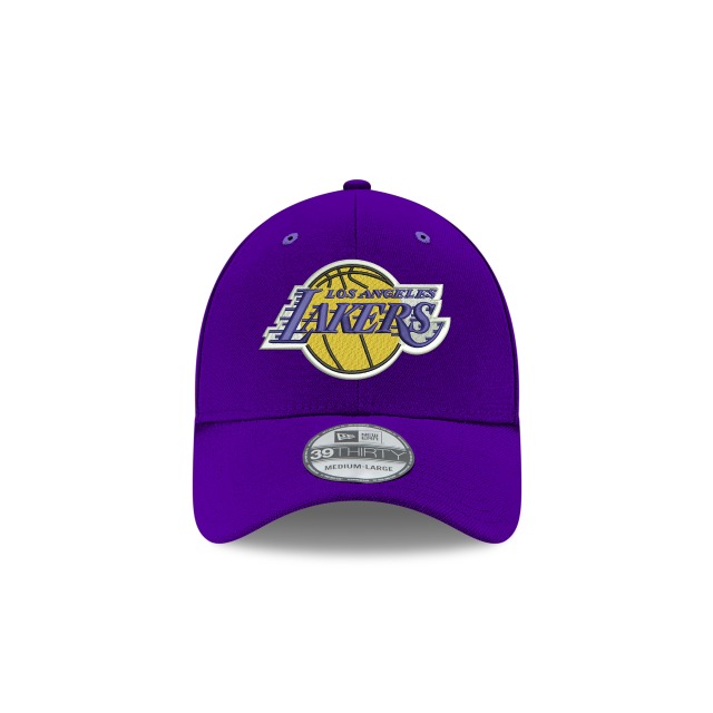 Los Angeles Lakers NBA New Era Men Purple 39Thirty Team Classic Stretch Fit Hat product image 3, provided for visual