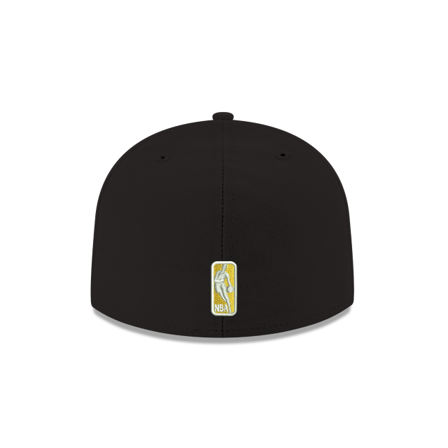 Los Angeles Lakers NBA New Era Men Black 59Fifty Fitted Hat product image 2, provided for visual reference and product