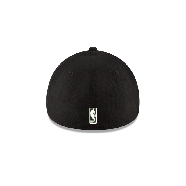 Brooklyn Nets NBA New Era Men Black 39Thirty Team Classic Stretch Fit Hat product image 2, provided for visual reference and