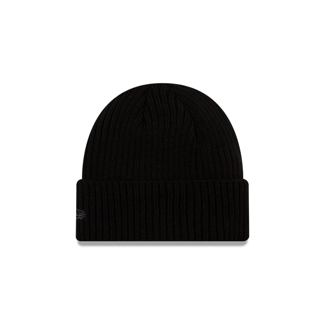 Brooklyn Nets NBA New Era Men Black Core Classic Cuff Knit Beanie product image 2, provided for visual reference and product
