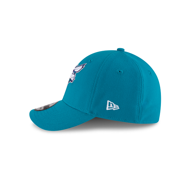 Charlotte Hornets NBA New Era Men Teal 39Thirty Team Classic Stretch Fit Hat product image 4, provided for visual reference