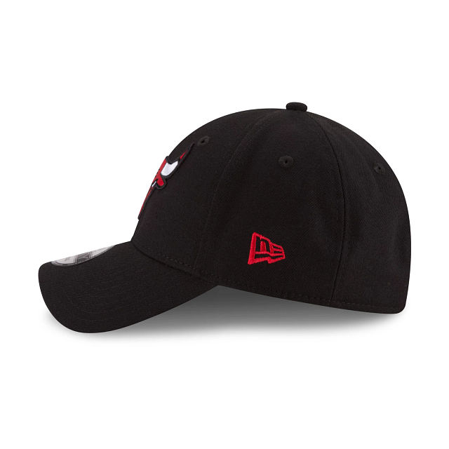 Chicago Bulls NBA New Era Men Black 9Forty The League Adjustable Hat product image 4, provided for visual reference and