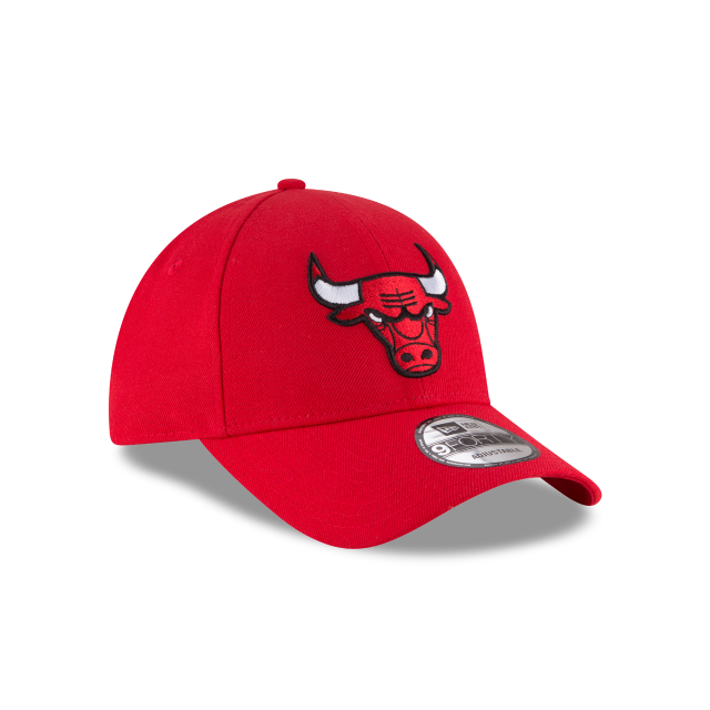 Chicago Bulls NBA New Era Men Red 9Forty The League Adjustable Hat product image 6, provided for visual reference and