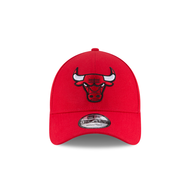 Chicago Bulls NBA New Era Men Red 9Forty The League Adjustable Hat product image 3, provided for visual reference and