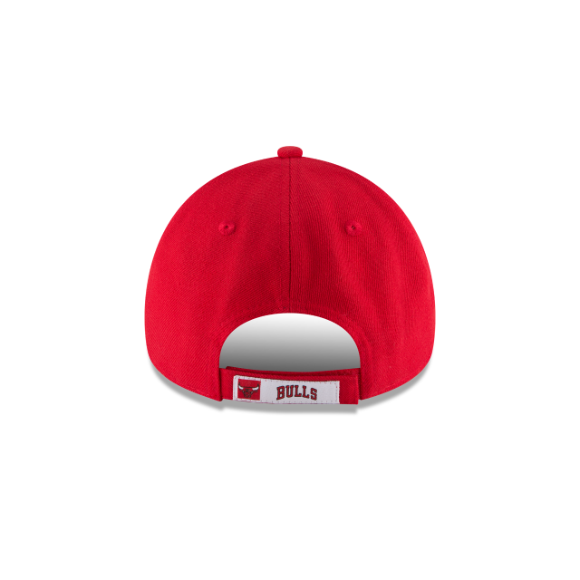 Chicago Bulls NBA New Era Men Red 9Forty The League Adjustable Hat product image 2, provided for visual reference and