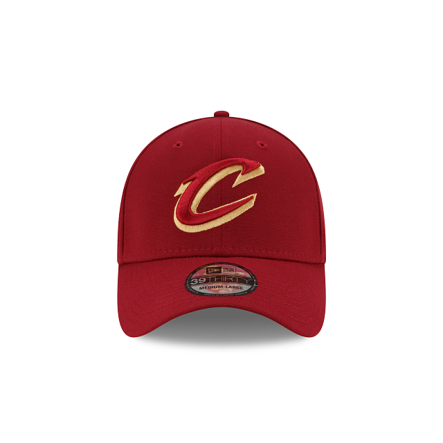 Cleveland Cavaliers NBA New Era Men Wine 39Thirty Team Classic Stretch Fit Hat product image 6, provided for visual