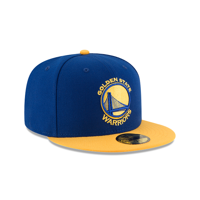 Golden State Warriors NBA New Era Men Royal/Yellow 59Fifty Two Tone Fitted Hat product image 6, provided for visual