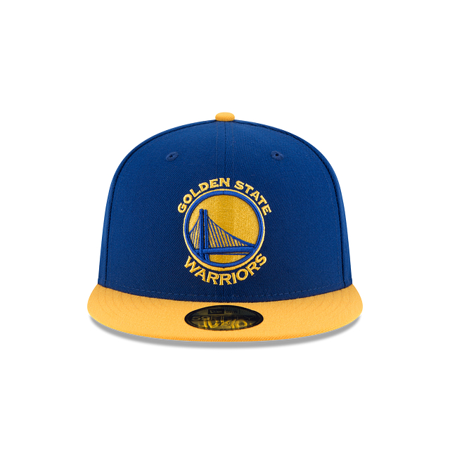Golden State Warriors NBA New Era Men Royal/Yellow 59Fifty Two Tone Fitted Hat product image 5, provided for visual