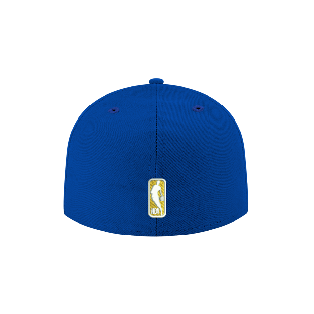 Golden State Warriors NBA New Era Men Royal 59Fifty Basic Fitted Hat product image 2, provided for visual reference and