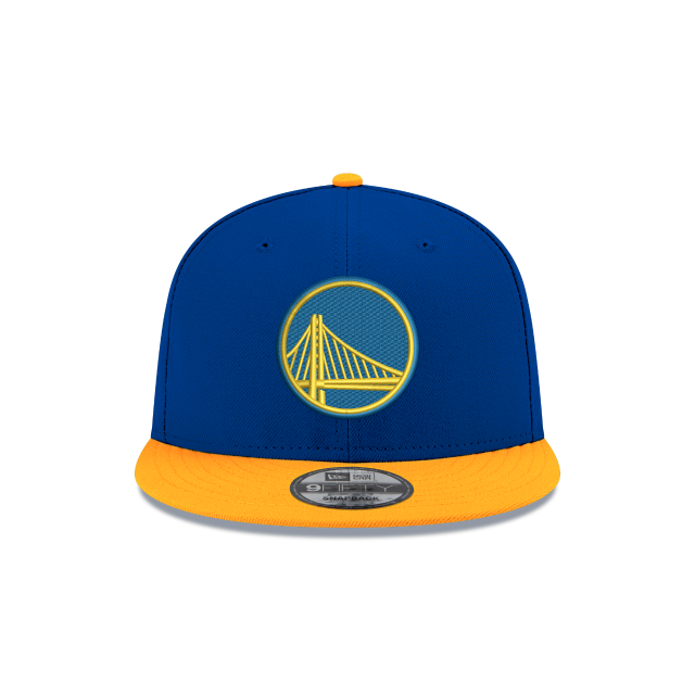 Golden State Warriors NBA New Era Men Royal Blue/Gold 9Fifty Two Tone Snapback product image 2, provided for visual