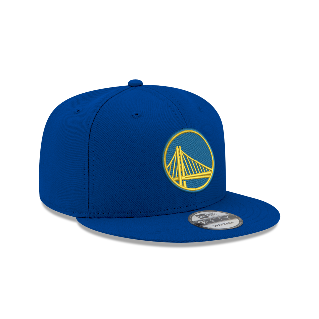 Golden State Warriors NBA New Era Men Royal Blue 9Fifty Basic Snapback product image 3, provided for visual reference and