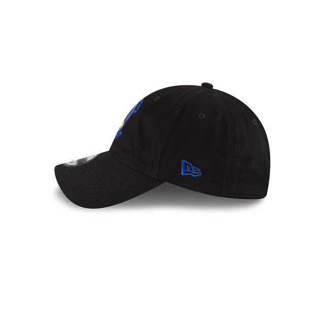 Golden State Warriors NBA New Era Men Black 9Twenty Core Classic Adjustable Hat product image 4, provided for visual