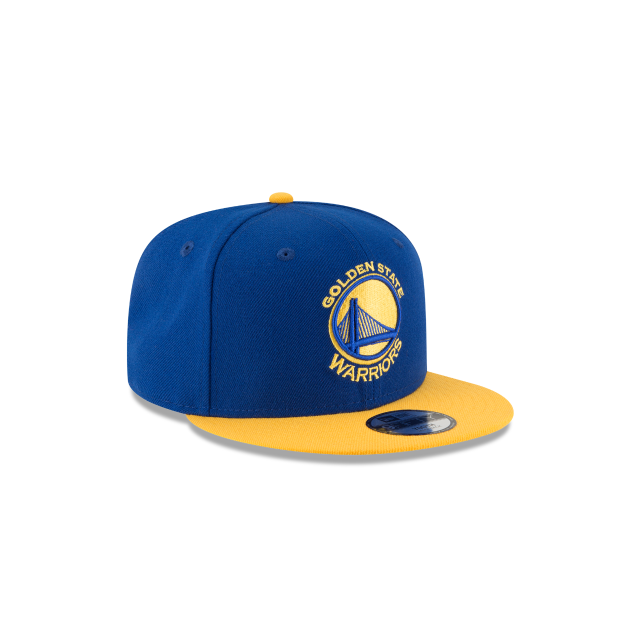 Golden State Warriors NBA New Era Youth Royal/Yellow 9Fifty Two Tone Snapback product image 4, provided for visual reference