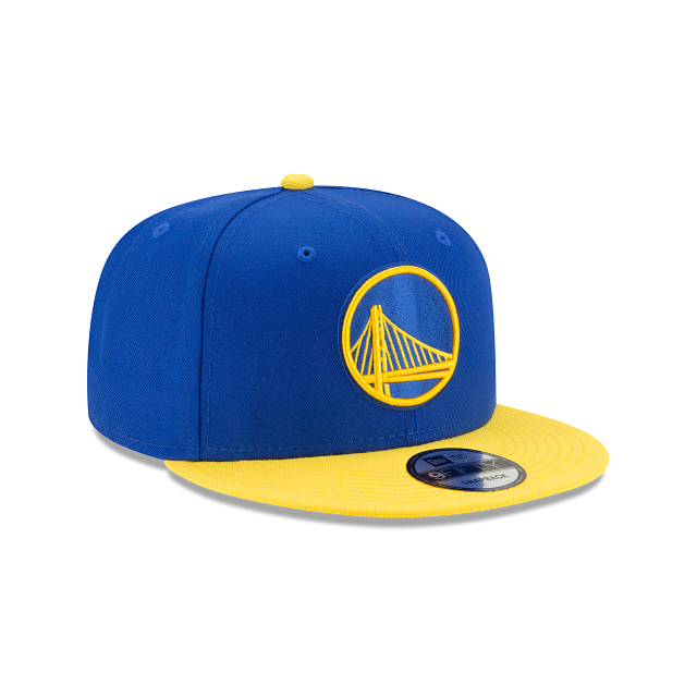 Golden State Warriors NBA New Era Men Royal Blue/Yellow 9Fifty Two Tone Snapback product image 6, provided for visual