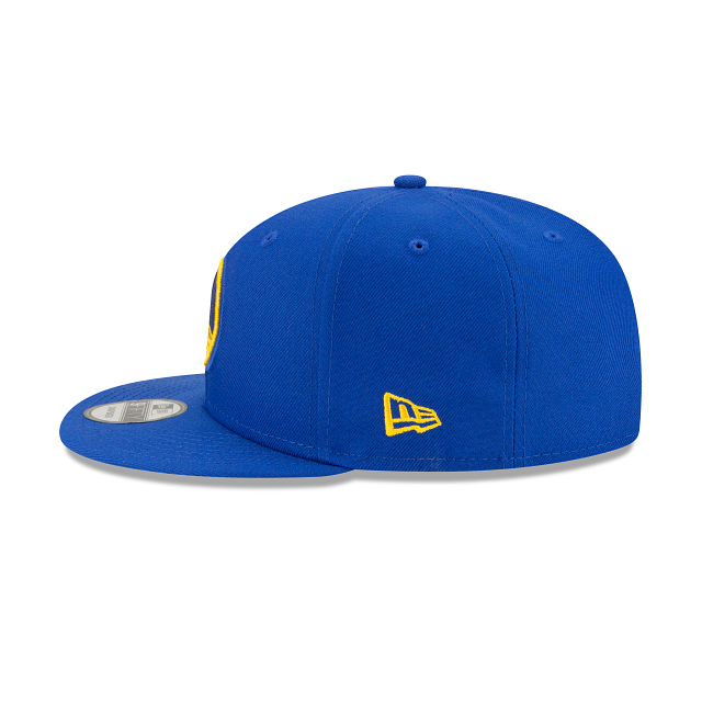 Golden State Warriors NBA New Era Men Royal Blue 9Fifty Basic Snapback product image 4, provided for visual reference and