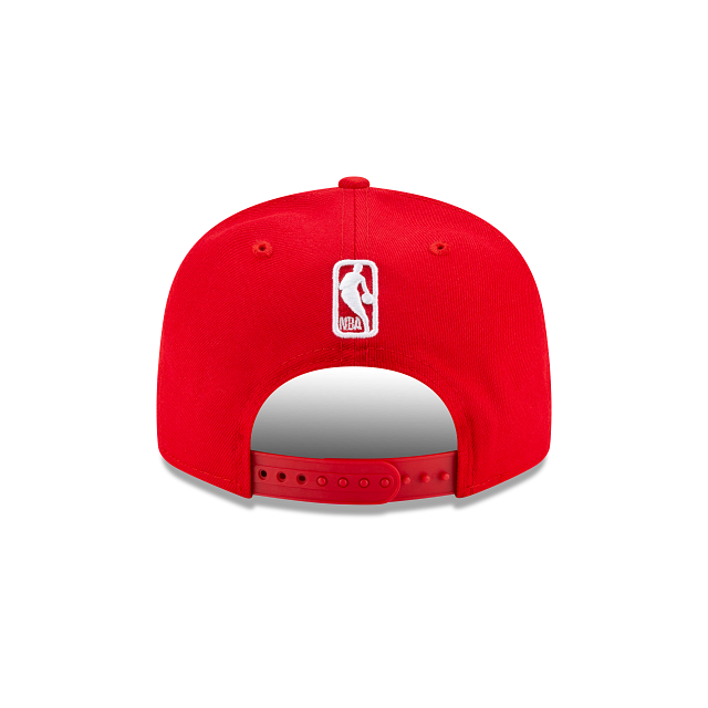 Houston Rockets NBA New Era Men Red 9Fifty Basic Snapback product image 2, provided for visual reference and product detail