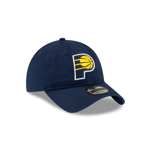 Indiana Pacers NBA New Era Men Navy 9Twenty Core Classic Adjustable Hat product image 7, provided for visual reference and