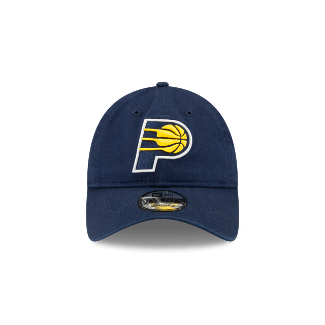 Indiana Pacers NBA New Era Men Navy 9Twenty Core Classic Adjustable Hat product image 6, provided for visual reference and