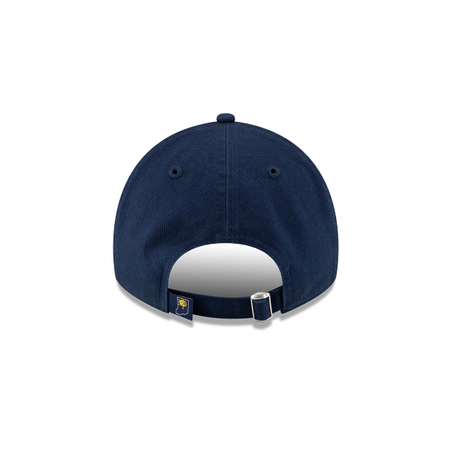 Indiana Pacers NBA New Era Men Navy 9Twenty Core Classic Adjustable Hat product image 2, provided for visual reference and