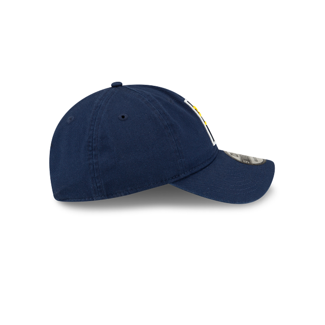 Indiana Pacers NBA New Era Men Navy 9Twenty Core Classic Adjustable Hat product image 4, provided for visual reference and