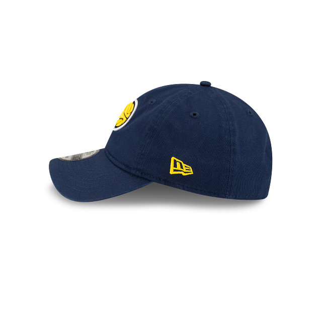 Indiana Pacers NBA New Era Men Navy 9Twenty Core Classic Adjustable Hat product image 3, provided for visual reference and