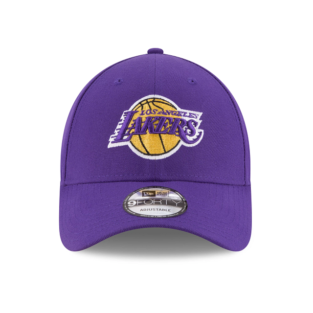 Los Angeles Lakers NBA New Era Men Purple 9Forty The League Adjustable Hat product image 5, provided for visual reference