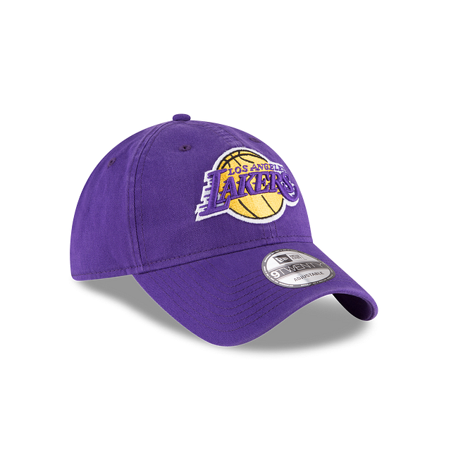 Los Angeles Lakers NBA New Era Men Purple 9Twenty Core Classic Adjustable Hat product image 6, provided for visual reference