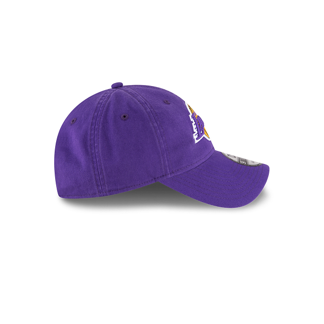 Los Angeles Lakers NBA New Era Men Purple 9Twenty Core Classic Adjustable Hat product image 4, provided for visual reference