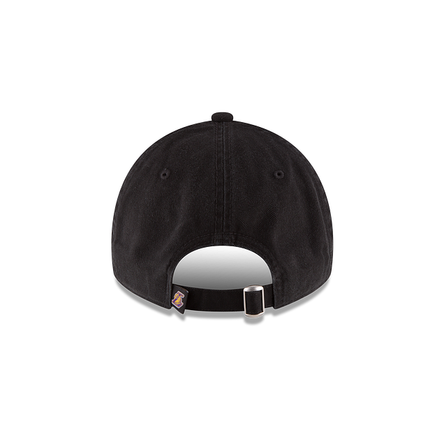 Los Angeles Lakers NBA New Era Men Black 9Twenty Core Classic Adjustable Hat product image 2, provided for visual reference