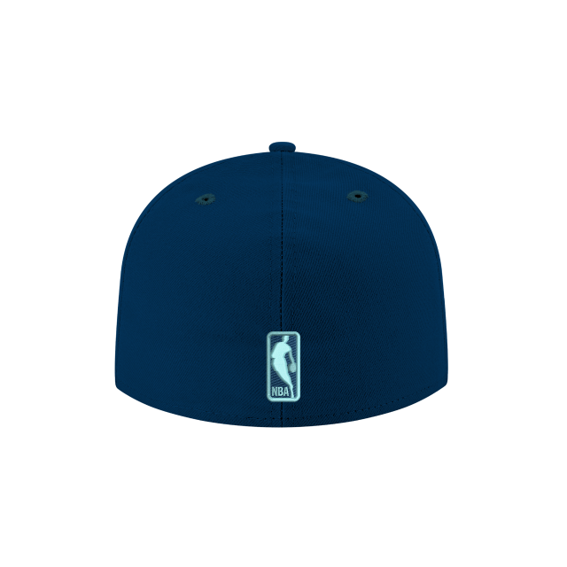 Memphis Grizzlies NBA New Era Men Navy 59Fifty Basic Fitted Hat product image 2, provided for visual reference and product