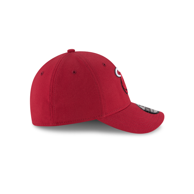 Miami Heat NBA New Era Men Red 39Thirty Team Classic Stretch Fit Hat product image 3, provided for visual reference and