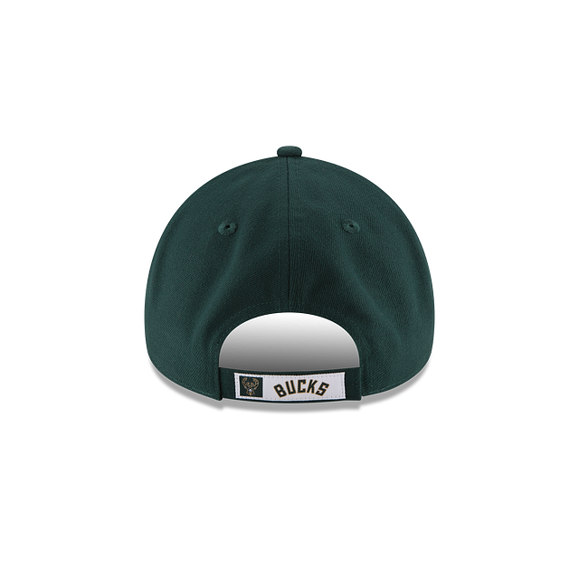 Milwaukee Bucks NBA New Era Men Green 9Forty The League Adjustable Hat product image 2, provided for visual reference and
