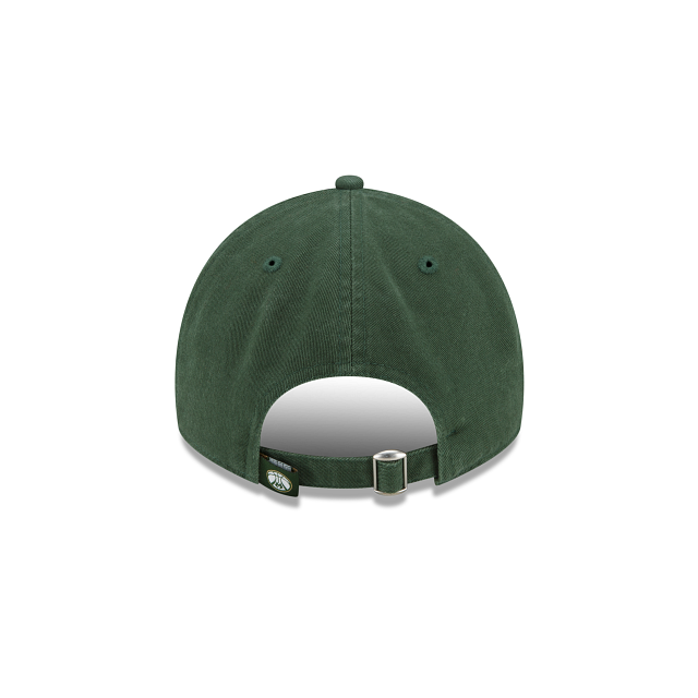 Milwaukee Bucks NBA New Era Men Green 9Twenty Core Classic Adjustable Hat product image 2, provided for visual reference and