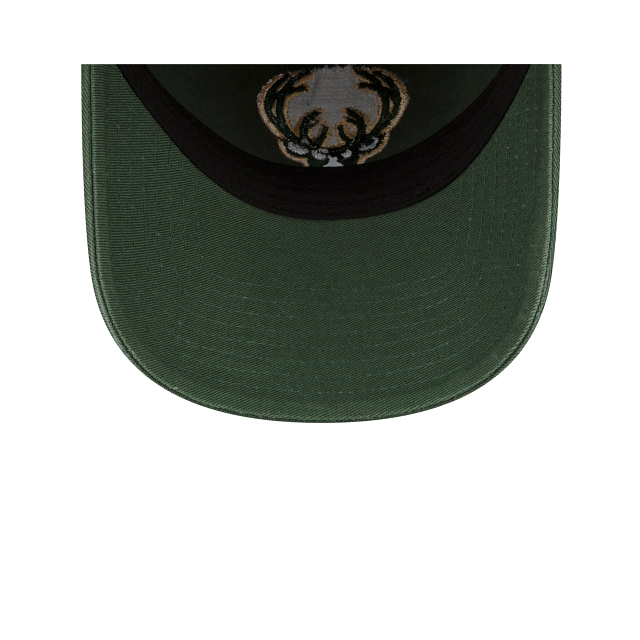 Milwaukee Bucks NBA New Era Men Green 9Twenty Core Classic Adjustable Hat product image 3, provided for visual reference and