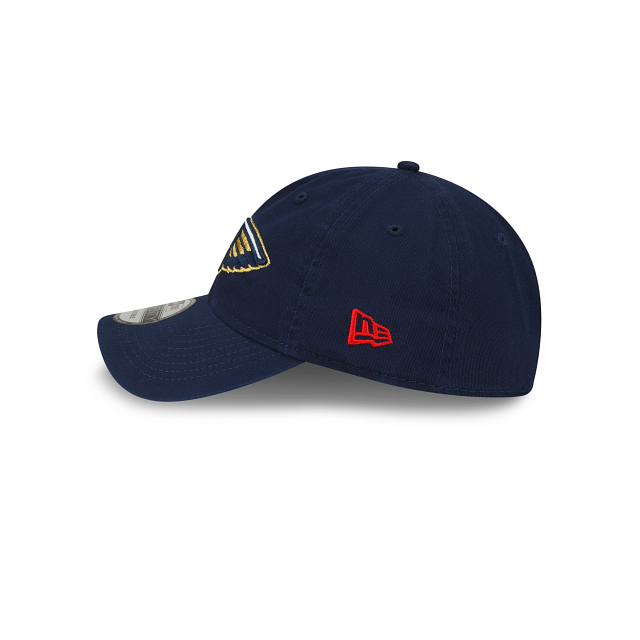 New Orleans Pelicans NBA New Era Men Navy 9Twenty Core Classic Adjustable Hat product image 5, provided for visual reference