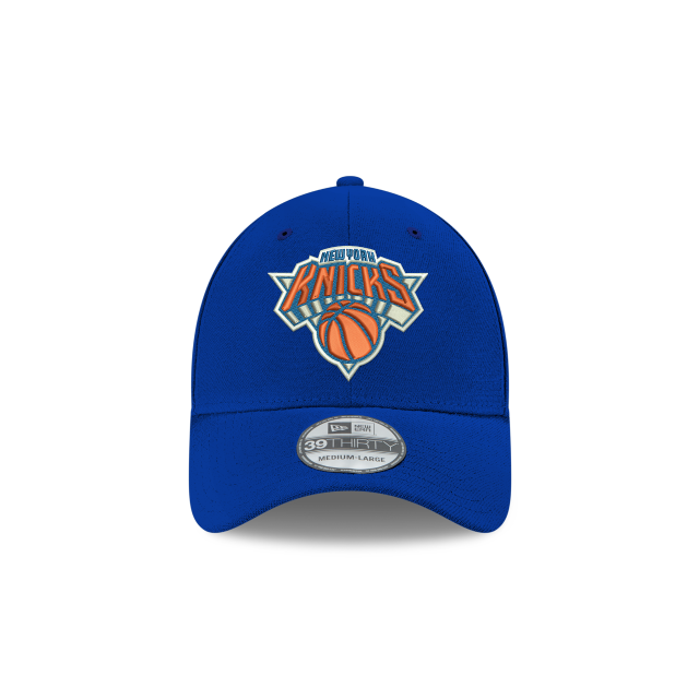 New York Knicks NBA New Era Men Royal 39Thirty Team Classic Stretch Fit Hat product image 3, provided for visual reference