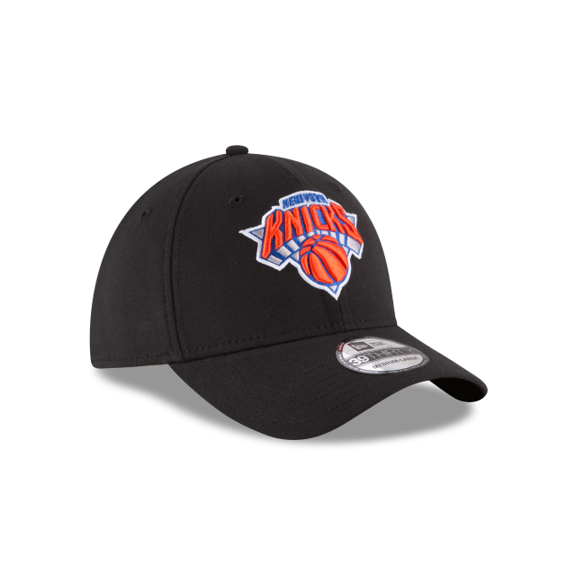 New York Knicks NBA New Era Men Black 39Thirty Team Classic Stretch Fit Hat product image 6, provided for visual reference