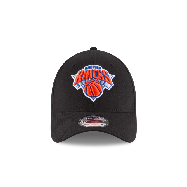 New York Knicks NBA New Era Men Black 39Thirty Team Classic Stretch Fit Hat product image 5, provided for visual reference