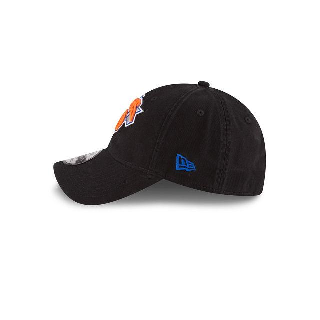 New York Knicks NBA New Era Men Black 9Twenty Core Classic Adjustable Hat product image 4, provided for visual reference and
